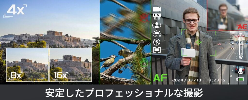 NBD 4Kビデオカメラ