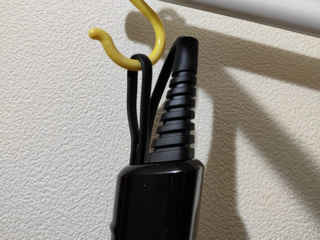 大きめのフックが付いている