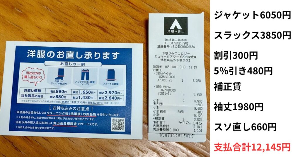 ゼロプレッシャースーツセットアップ価格