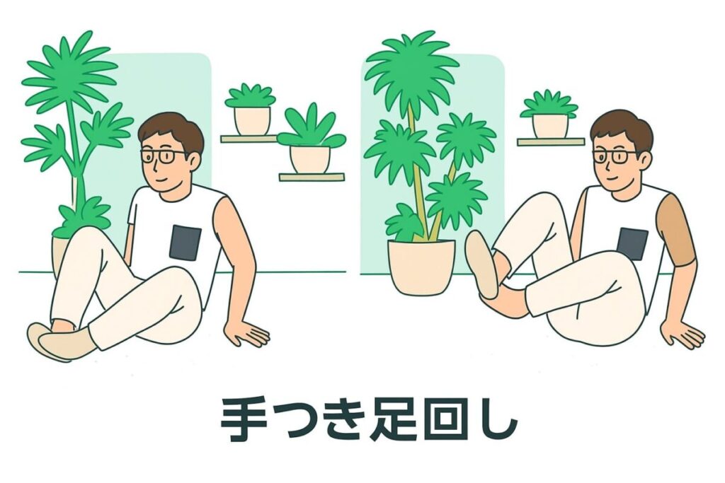 近藤忠 足回し(手つき)