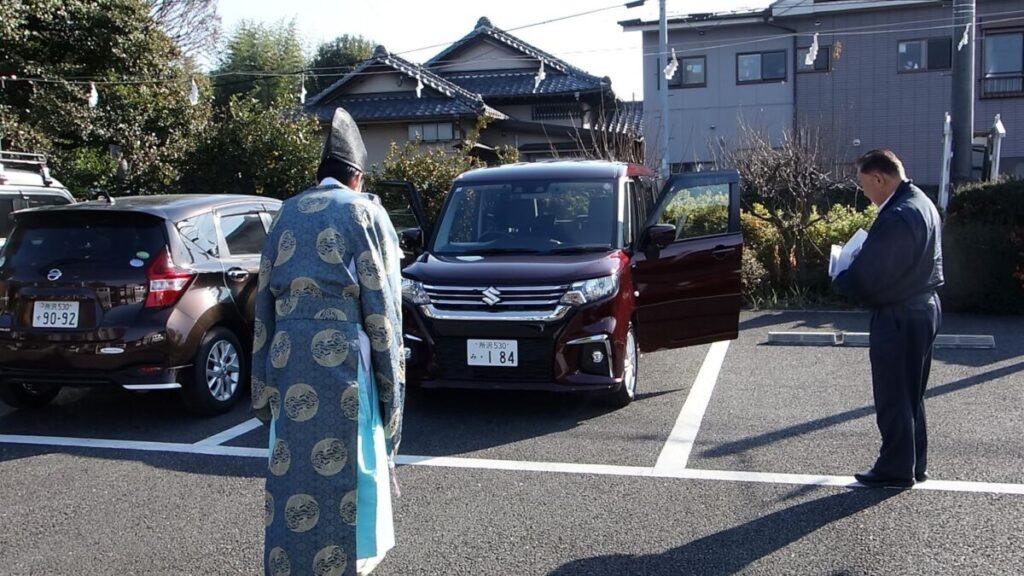 水宮神社 車祓い