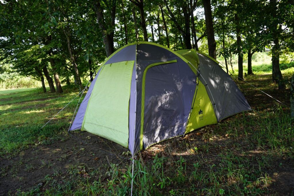 びん沼自然公園が提供する「お手軽キャンプ」(EAZY CAMPING)