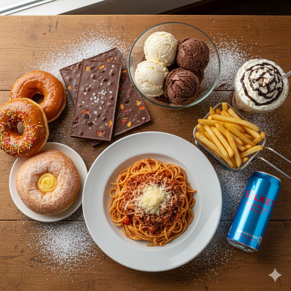 女性が好きな四毒（小麦、グルテン、牛乳・乳製品、甘い物）食品