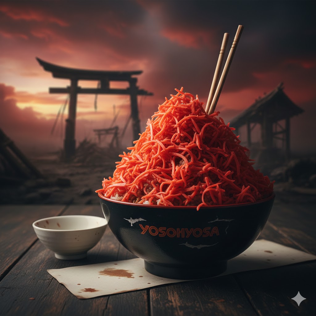 よしりん抜き（四毒抜き紅ショウガ丼）
