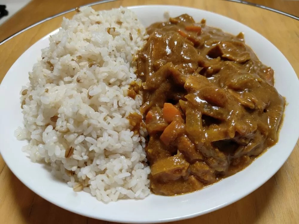 コスモ食品の小麦・植物油脂不使用のカレー