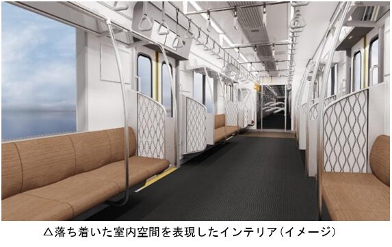 東上線 新型車両「90000系」室内1