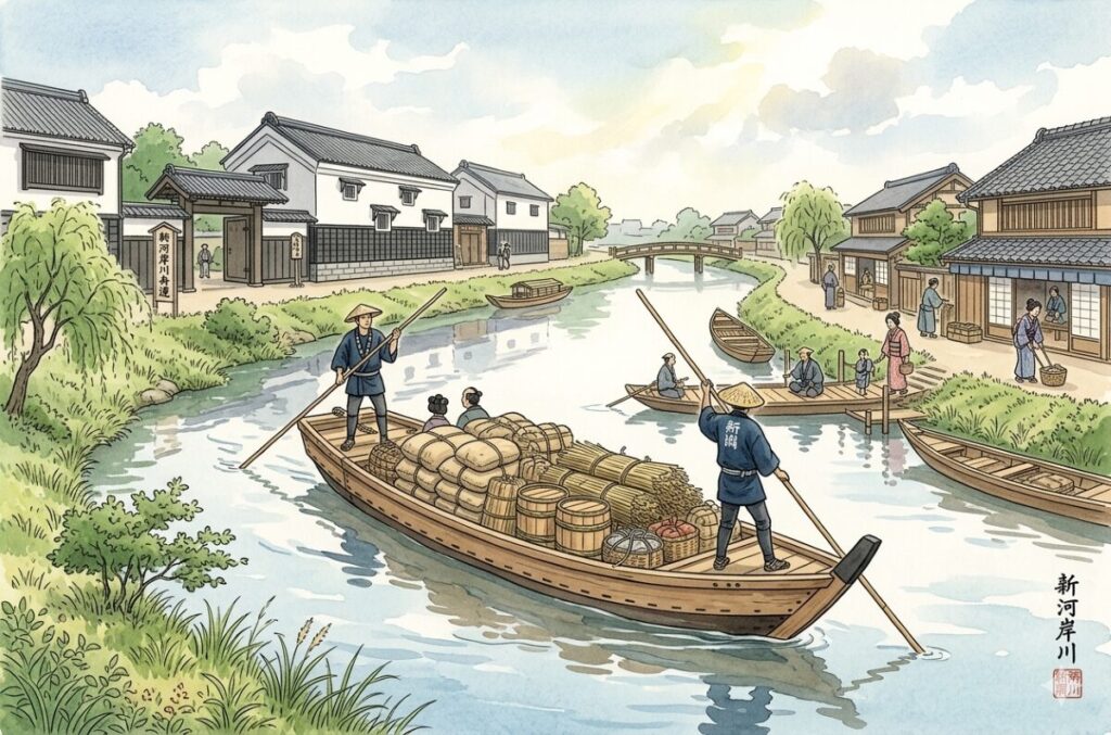 新河岸川舟運船